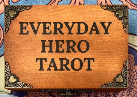 Everyday Hero Tarot Wooden Box