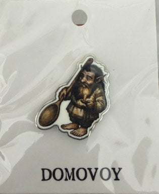 Firebird Tarot Enamel Pin - Domovoy