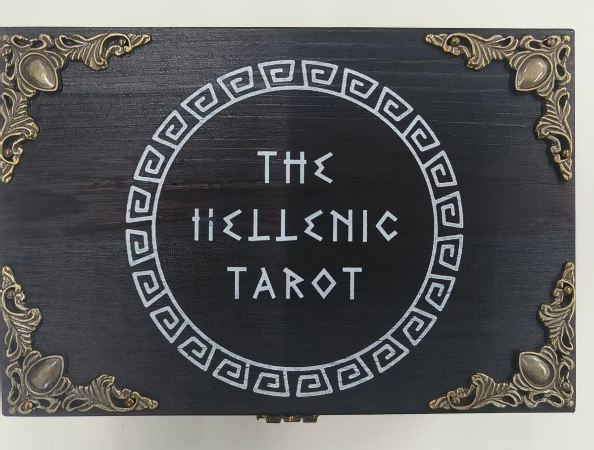 Hellenic Tarot Wooden Box