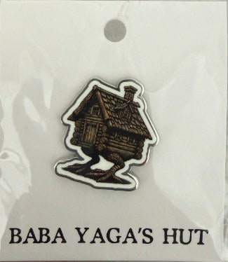 Firebird Tarot Enamel Pin - Baba Yaga's Hut