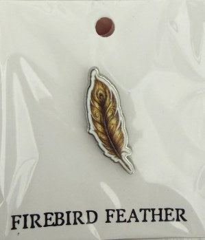 Firebird Tarot Enamel Pin - Firebird Feather